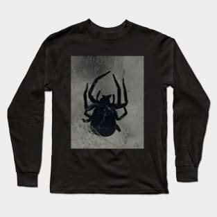 Spooky black spider Long Sleeve T-Shirt